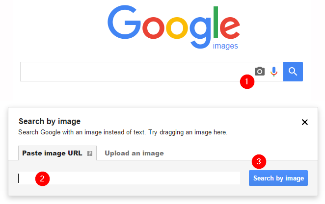 Screenshot of Google Image search tool
